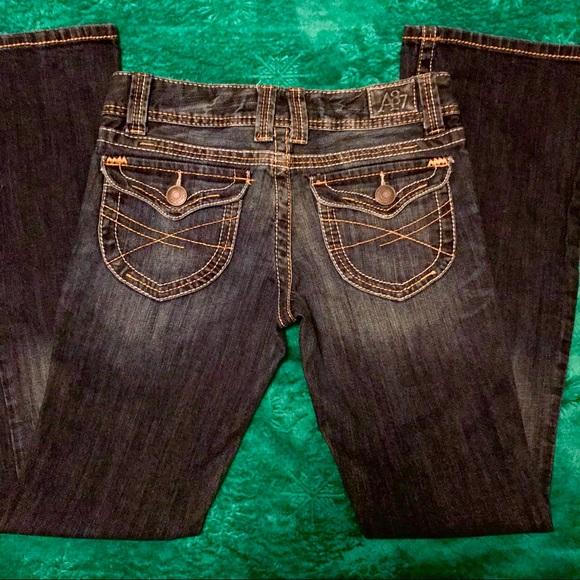 Aeropostale 5/6L Skinny Flare Jeans - Picture 4 of 5